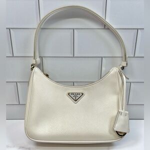 Prada Saffiano Leather Re-edition Reedition Lux Mini Shoulder Bag